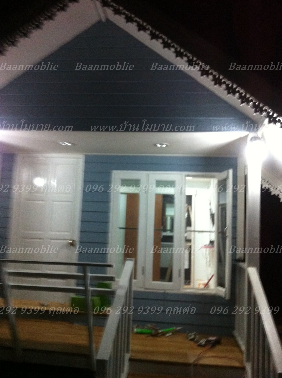 บ้านโมบายขนาด 3*6 เมตรระเบียง 1*3 เมตร (1 ห้องนอน 1 ห้องน้ำ)