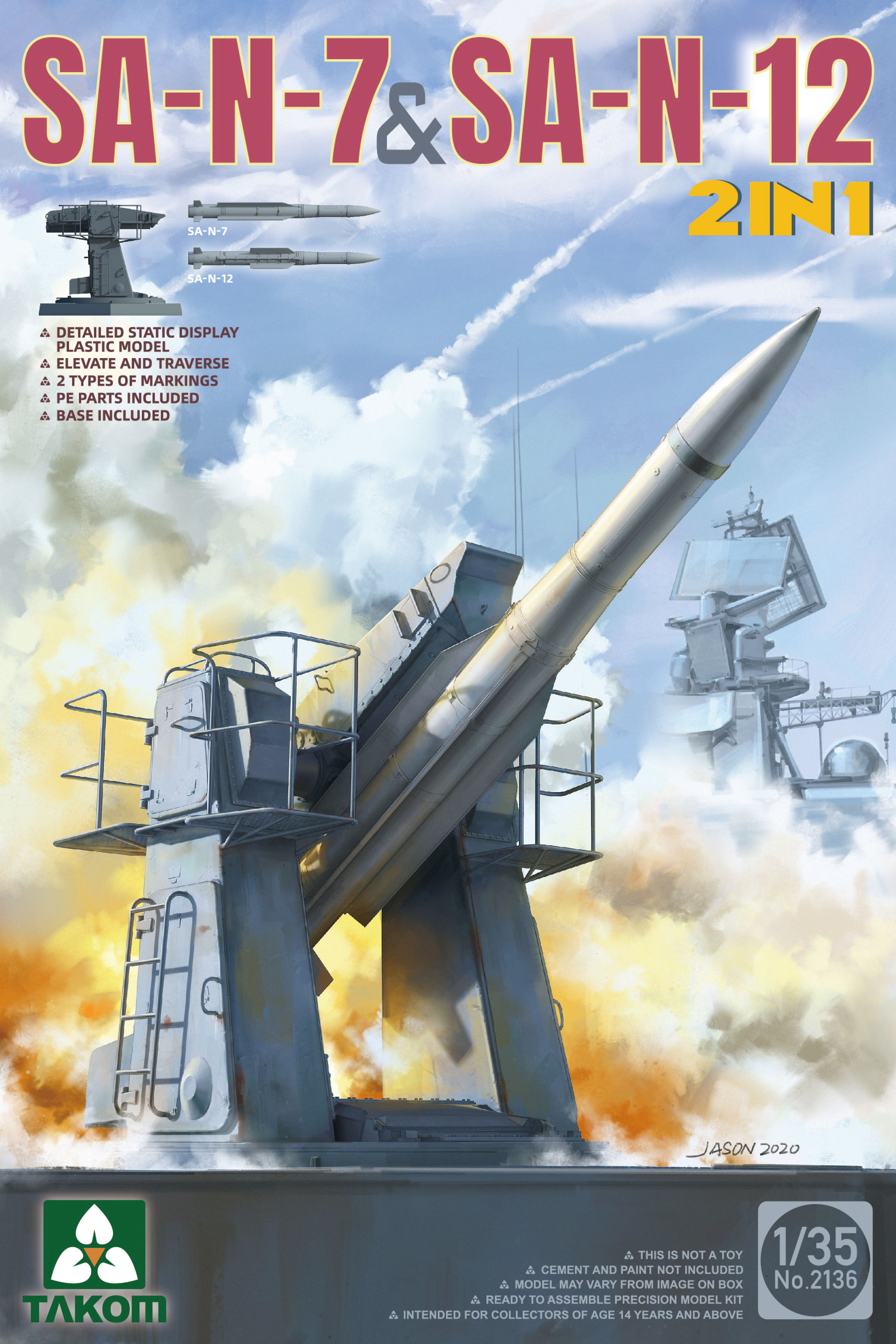 1/35 Russian Navy SA-N-7 'Gadlfy' & SA-N-12 'Grizzly' SAM