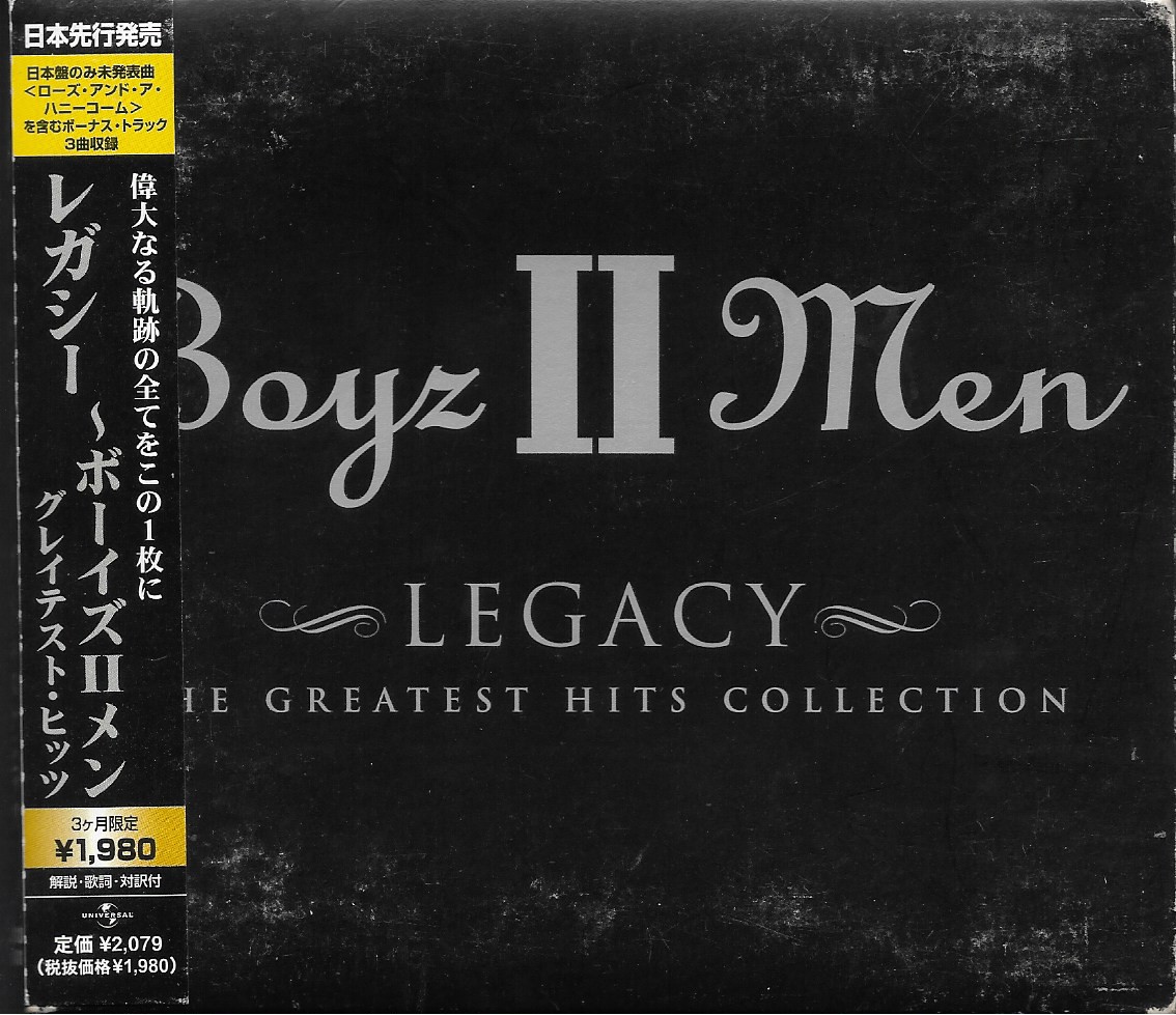 Used CD,Boyz II Men - Legacy The Greatest Hits Collection (A)(2001)(Japan)