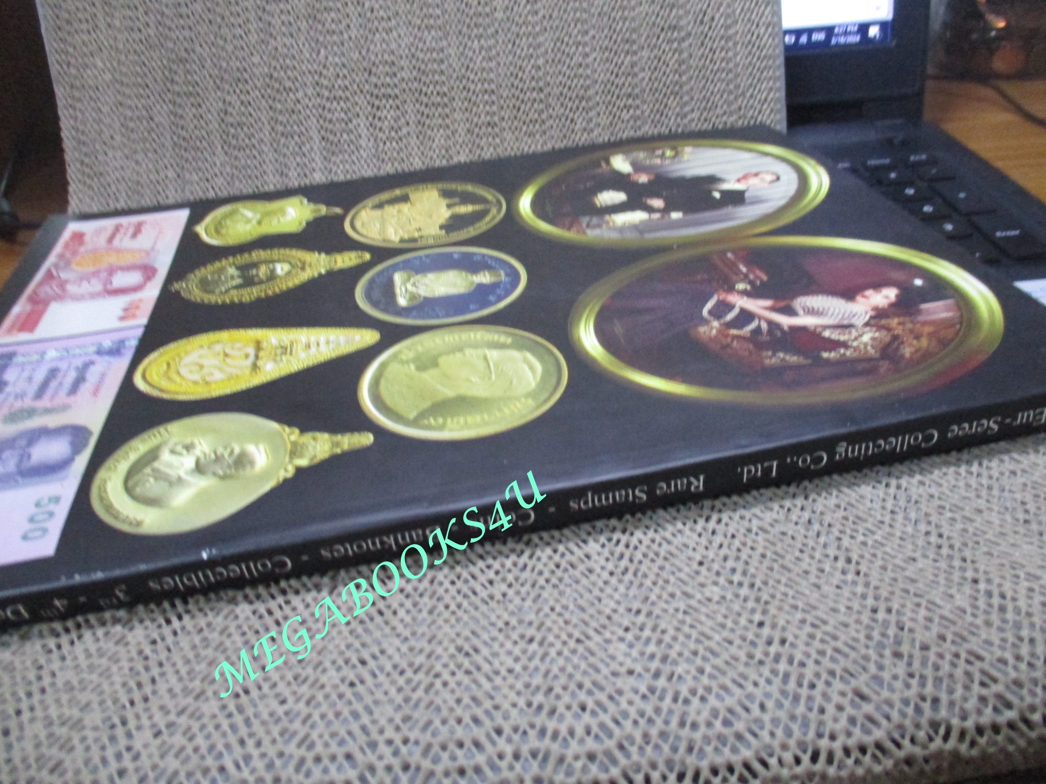 หนังสือคู่มือประมูล ธนบัตร เหรียญ แสตมป์ วัตถุโบราณ ของบริษัทเอื้อเสรี ESC No. 42