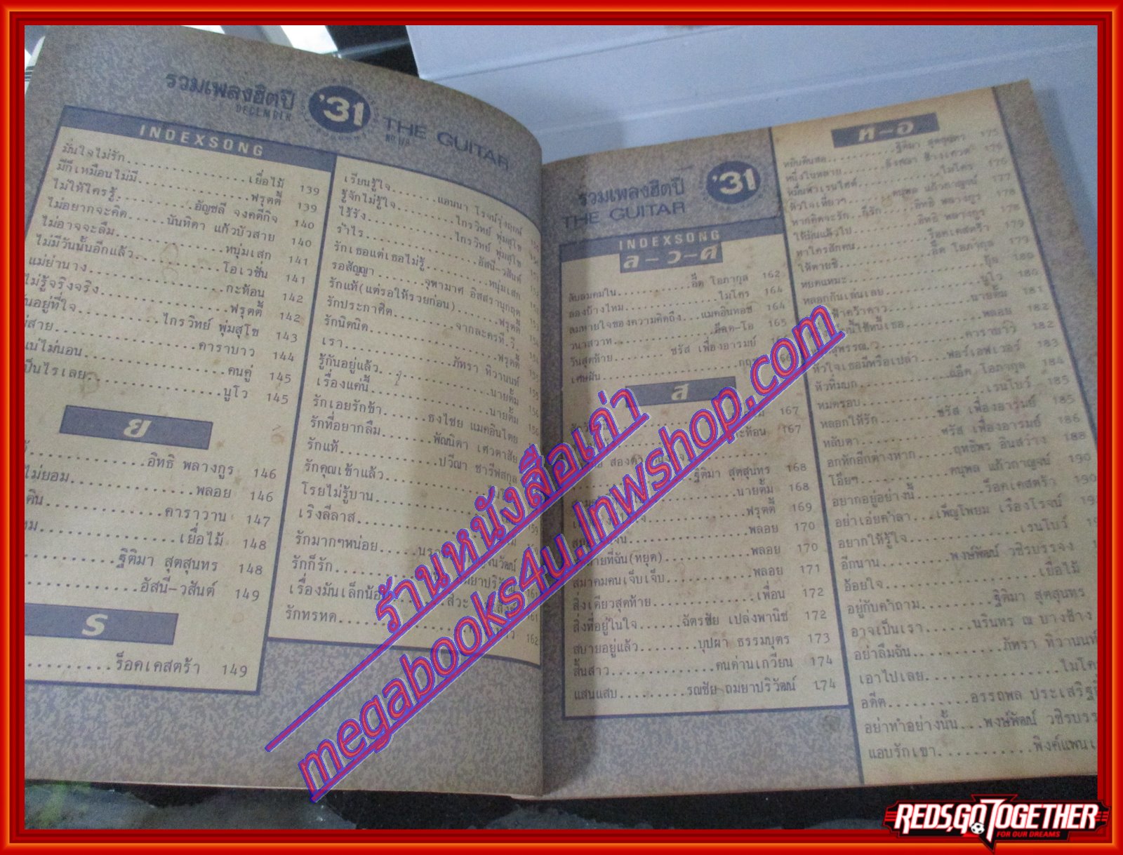 หนังสือเพลงพร้อมคอร์ดกีตาร์ เดอะกีต้าร์ THE GUITAR ฉบับที่179 ปี2531 มีภาพ วงคาราบาว