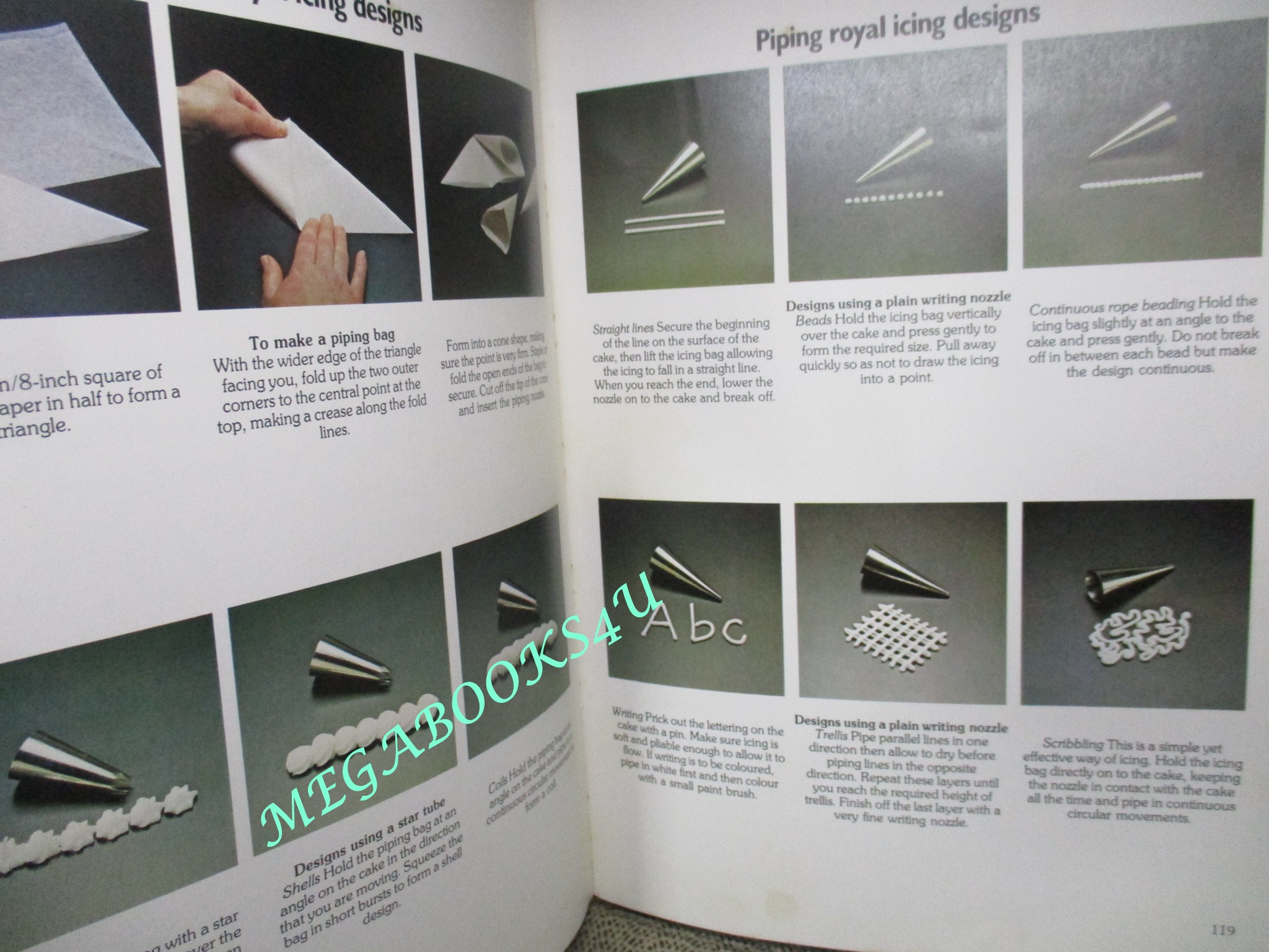 หนังสือ ตำราตกแต่งและทำขนมเค้ก(ปกแข็ง) (ภาษาอังกฤษ) Hamlyn All Colour Book of Cakes and Cake Decorating - Jill Spencer - 1981 Edition