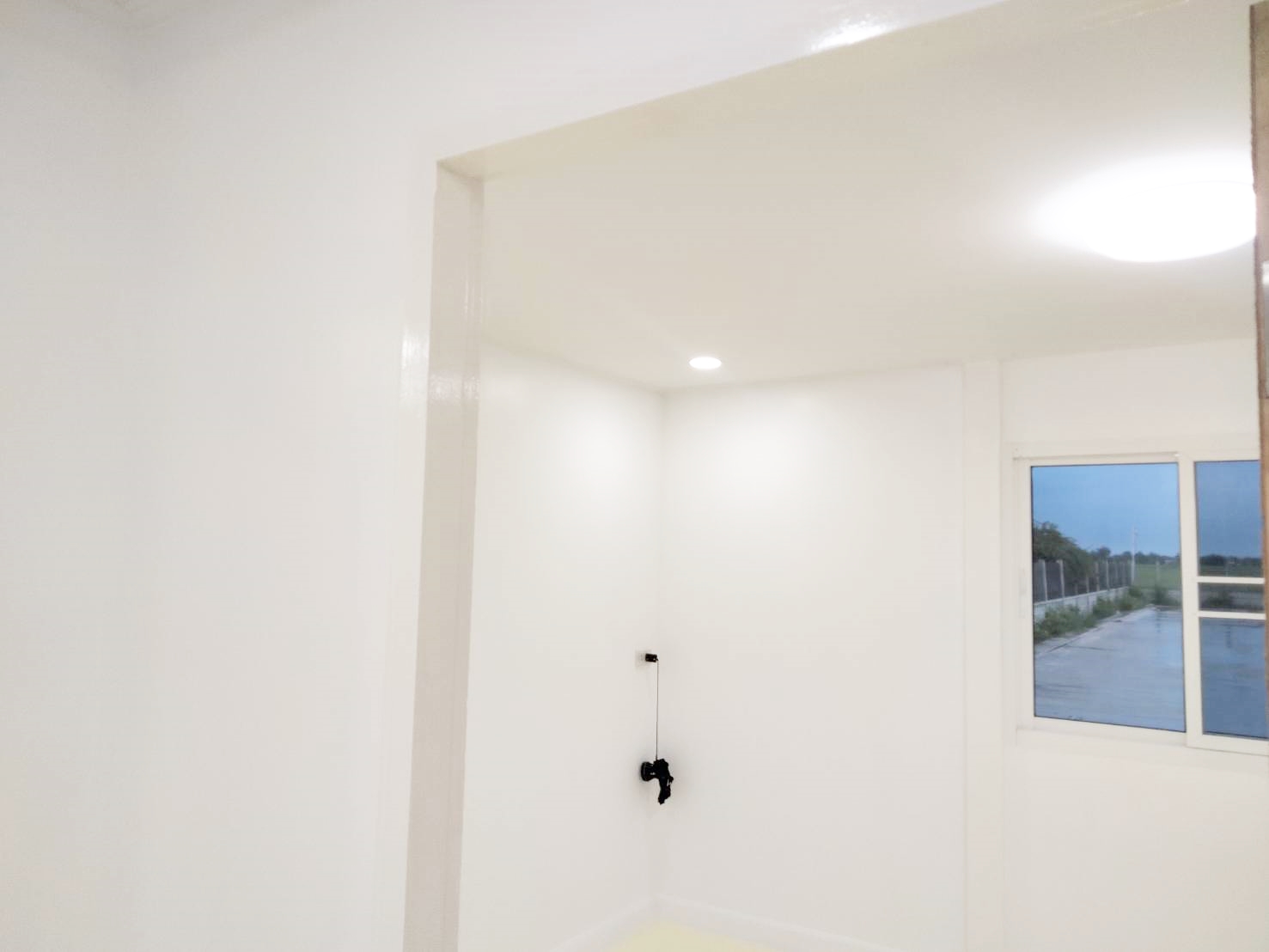 บ้านน็อคดาวน์ ขนาด 9 * 8 เมตร ในตัวบ้าน ขนาด 6*6 เมตร ราคา 550000 บาท