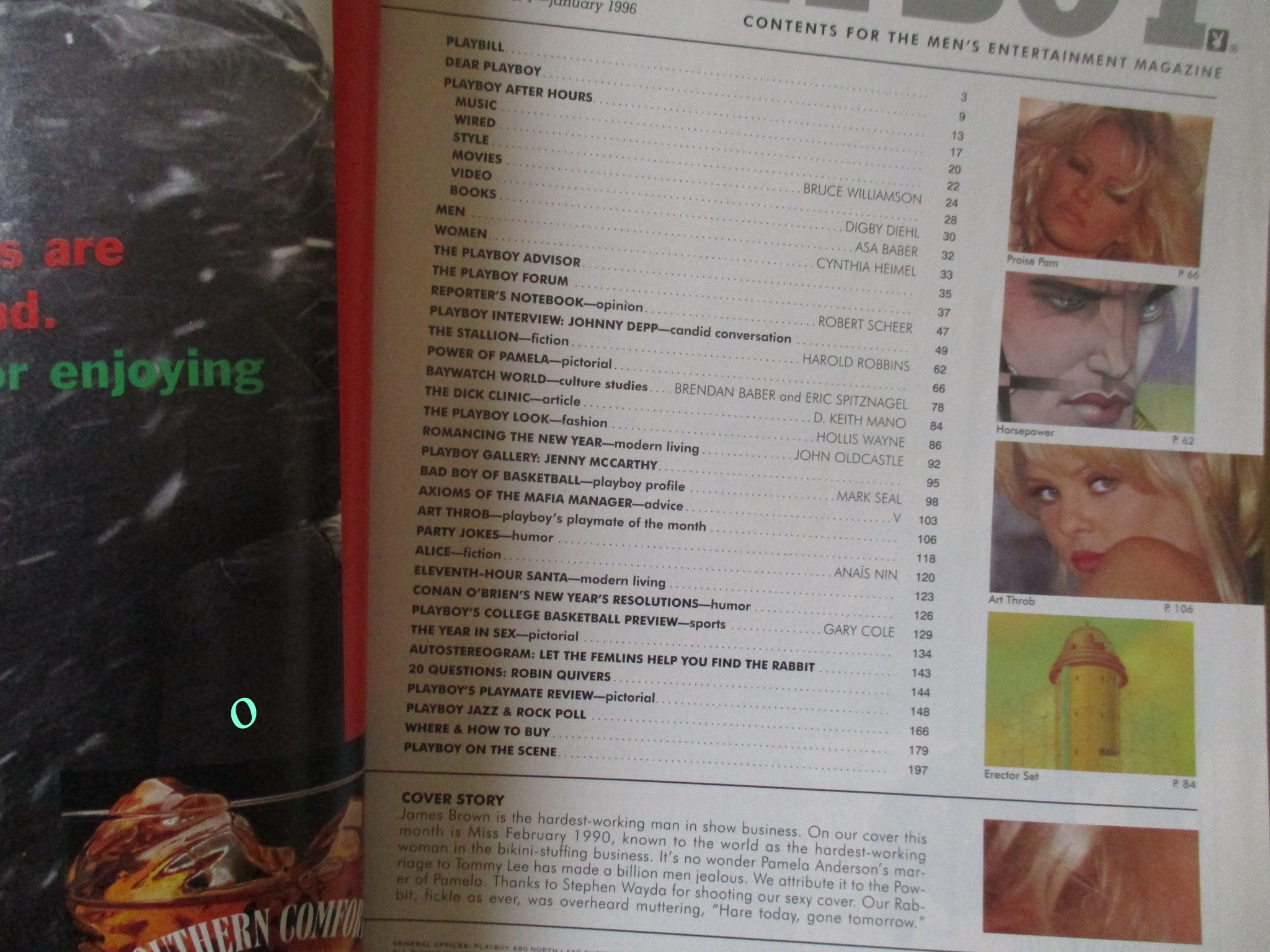 นิตยสารPLAYBOY USA ฉบับ JAN.1996