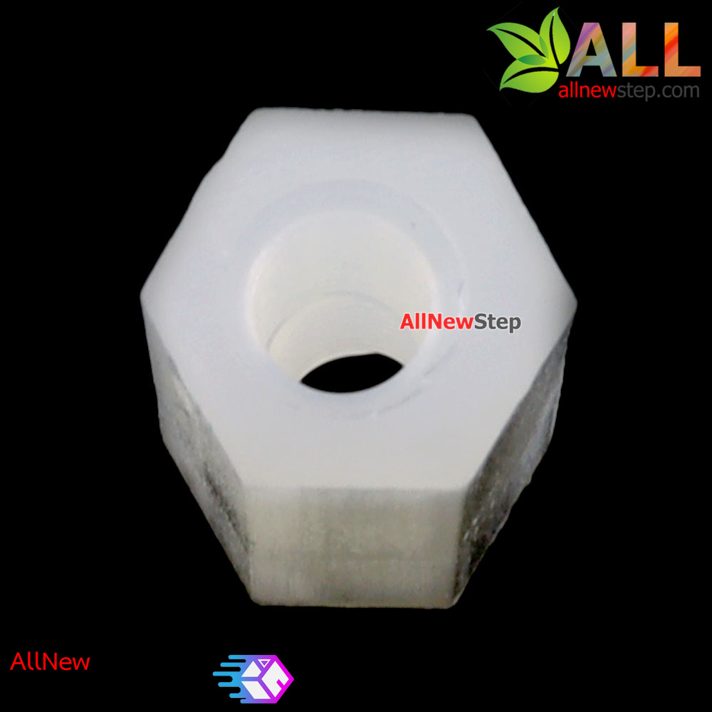 เสาน็อตไนลอน NUT Nylon M3 ขนาด 13mm สีขาว จำนวน 1 ชิ้น