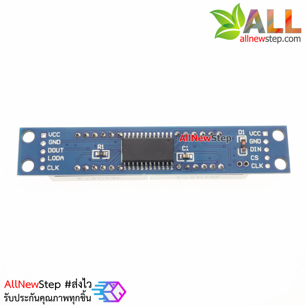 โมดูล จอแสดงตัวเลข 8 หลัก สีแดง 0.36 นิ้ว MAX7219 Digital Tube Display Module