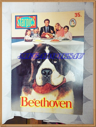 นิตยสารSTARPICS,ปกBEETHOVEN NO.318,MAY1992 สภาพดี สวย 90%