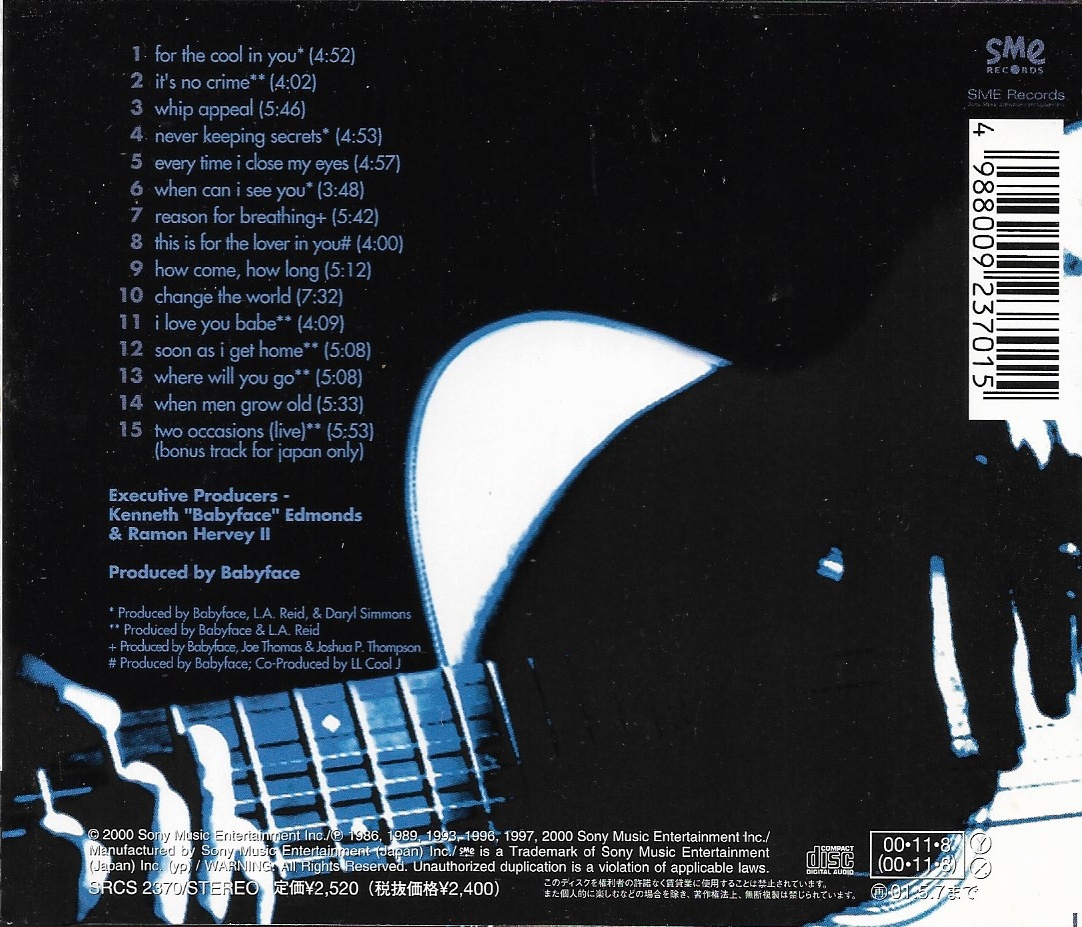 Used CD,Babyface - A Collection of His Greatest Hits (A)(2000)(Japan)