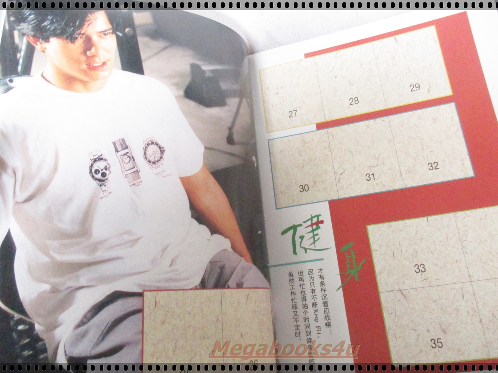 อัลบั้มภาพดาราฮ่องกง AARON KWOK กัวฟู่เฉิง (สติ๊กเกอร์)