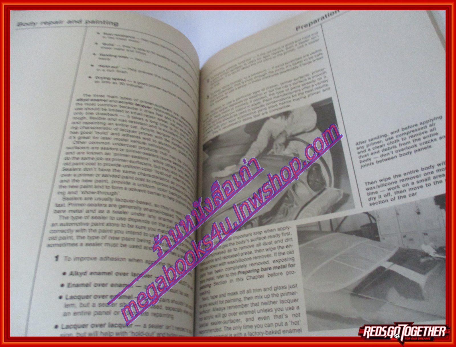 คู่มือซ่อมรถยนต์ ซ่อมสีรถ BODY REPAIR & PAINTING MANUAL โดยHAYNES TECHBOOK