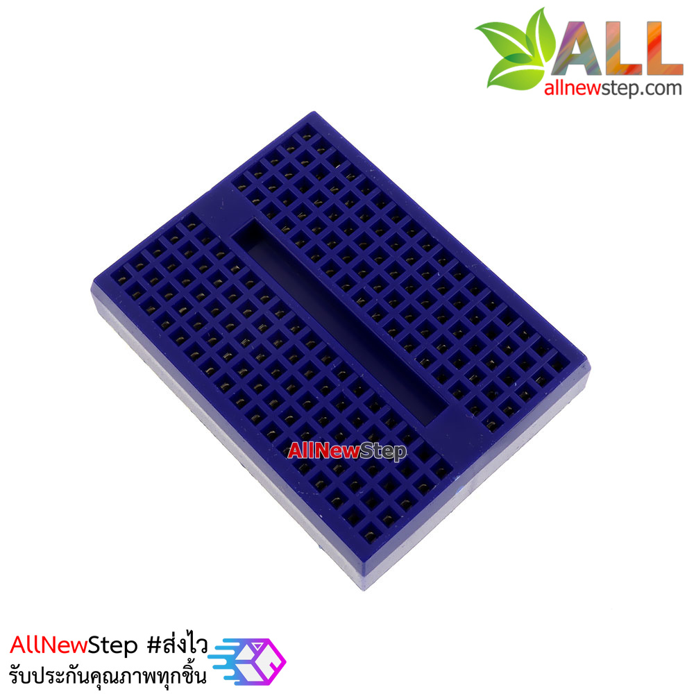 Breadboard 170 holes สีน้ำเงิน