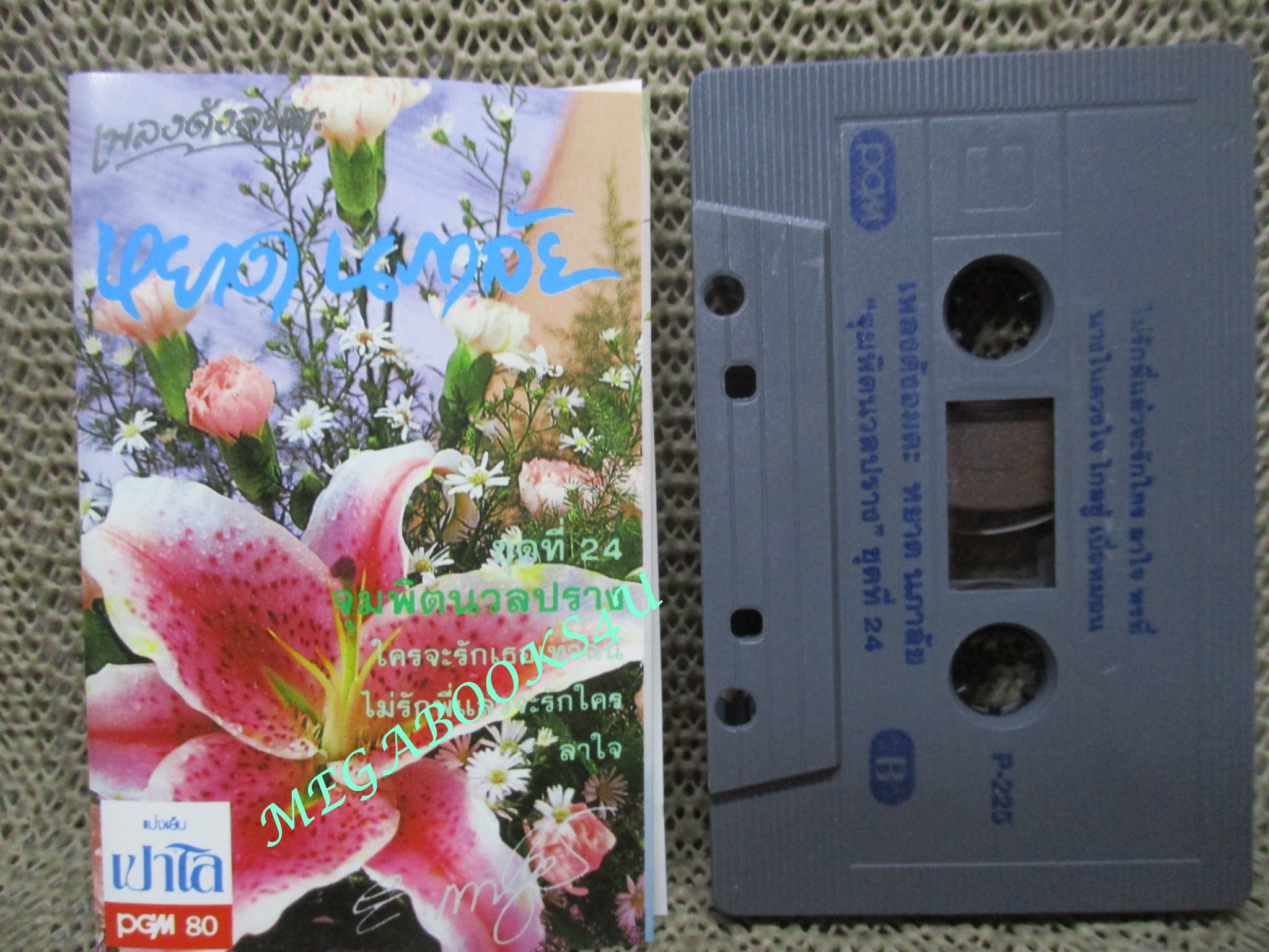 เทปเพลงไทยสากล หยาด นภาลัย ชุด เพลงดังอมตะชุดที่24 จุมพิตนวลปราง