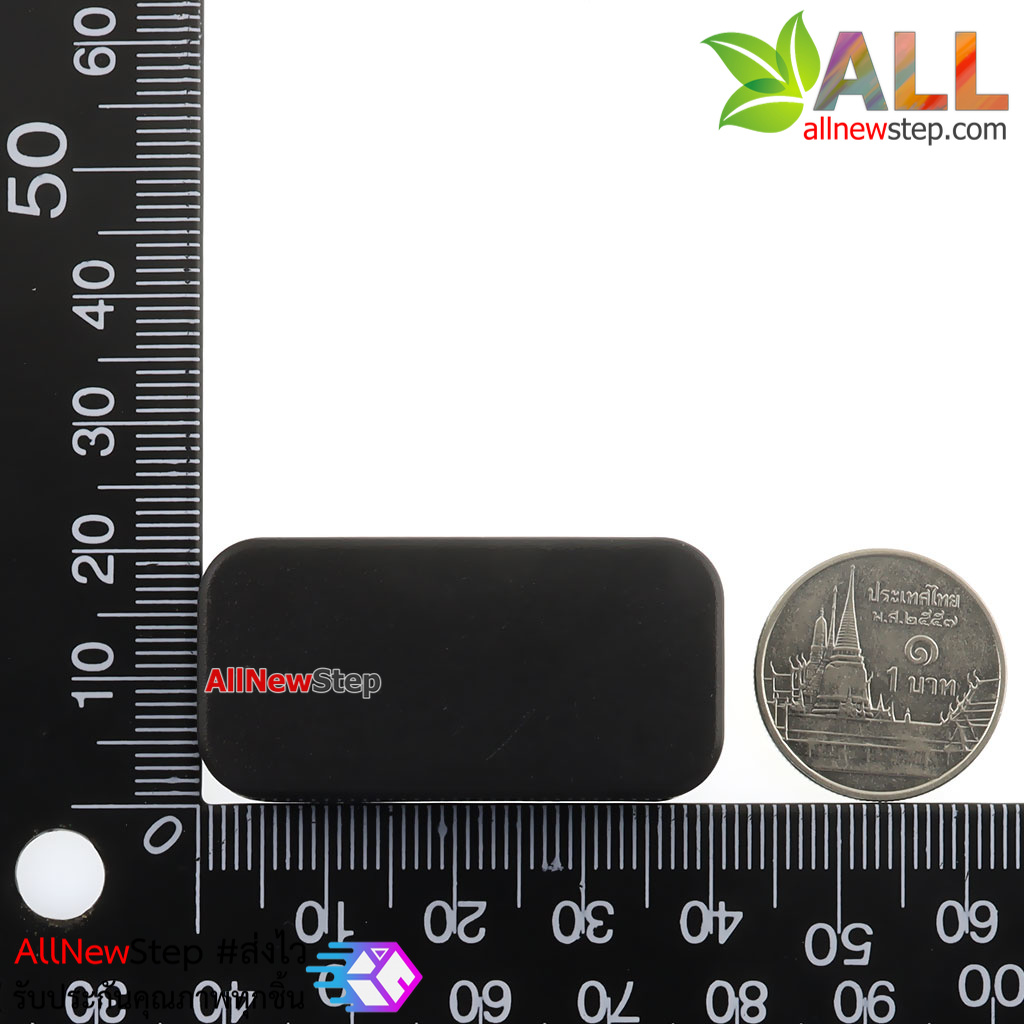 กล่องพลาสติกอเนกประสงค์ USB shell black ขนาด 40x20x11mm