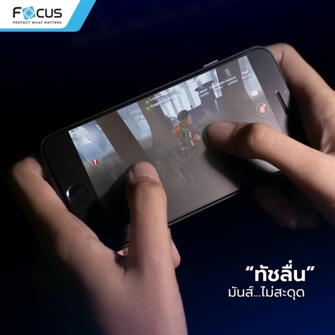 FOCUS กระจกด้าน ฟิล์มกระจก ด้าน โฟกัส ใช้สำหรับ iPhone 11 Pro Xs X ใบกำกับภาษี
