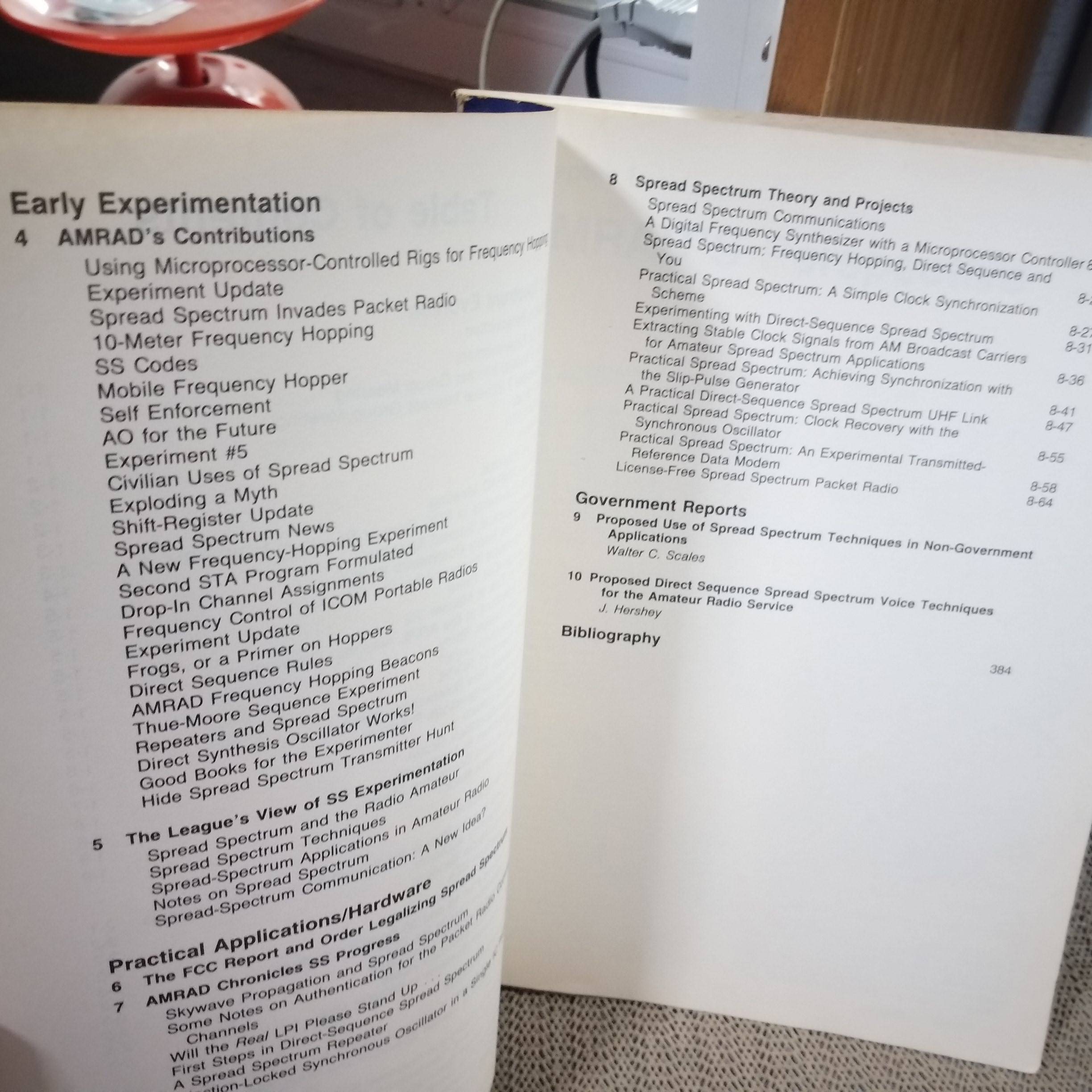 THE ARRL SPREAD SPECTRUM SOURCEBOOK / ** หน้า / พิมพ์2534 / ด้านในสะอาด ไม่มีรอยขีดเขียน /