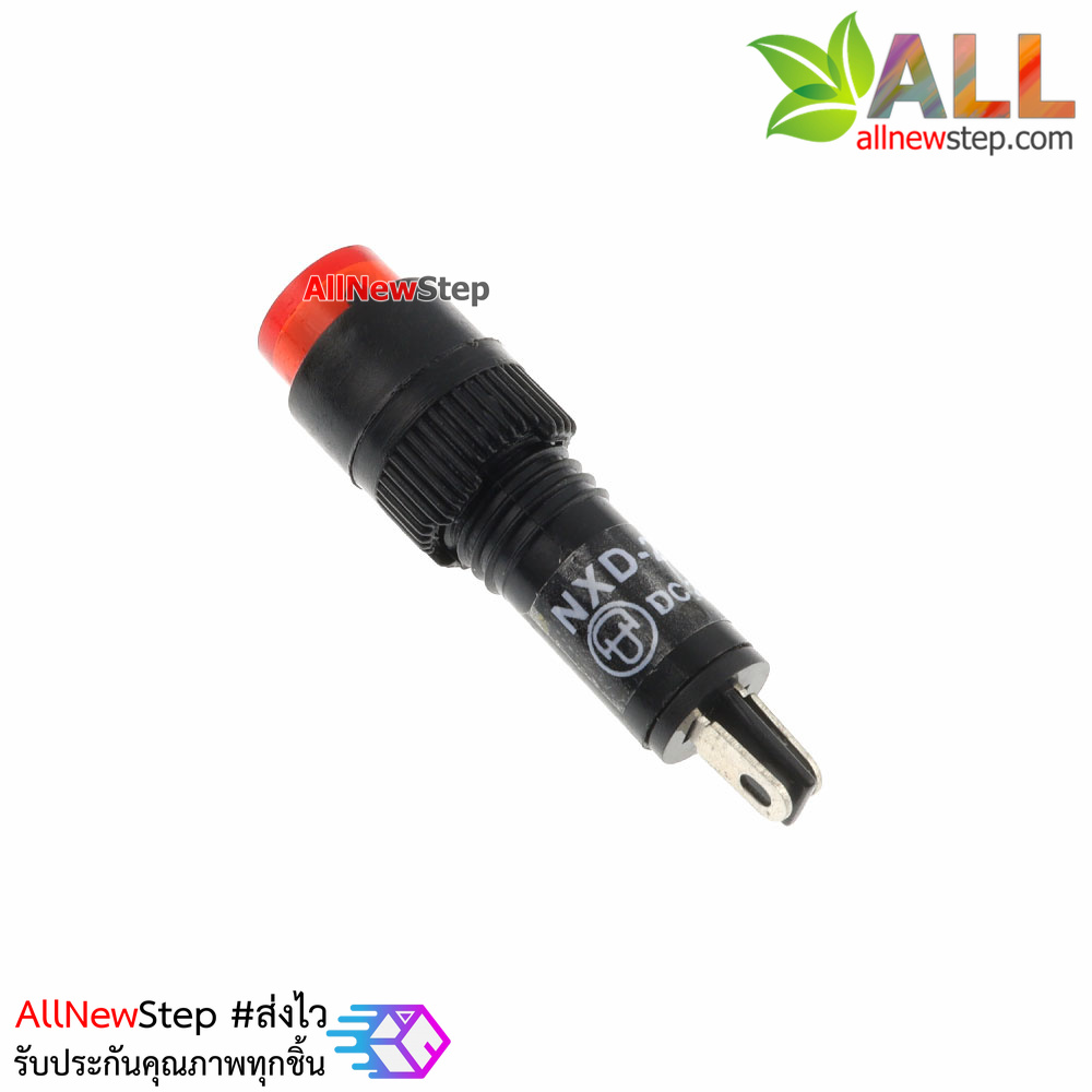 NXD-215 ไฟ LED signal สำหรับติดแผงควบคุม สีแดง 24VDC