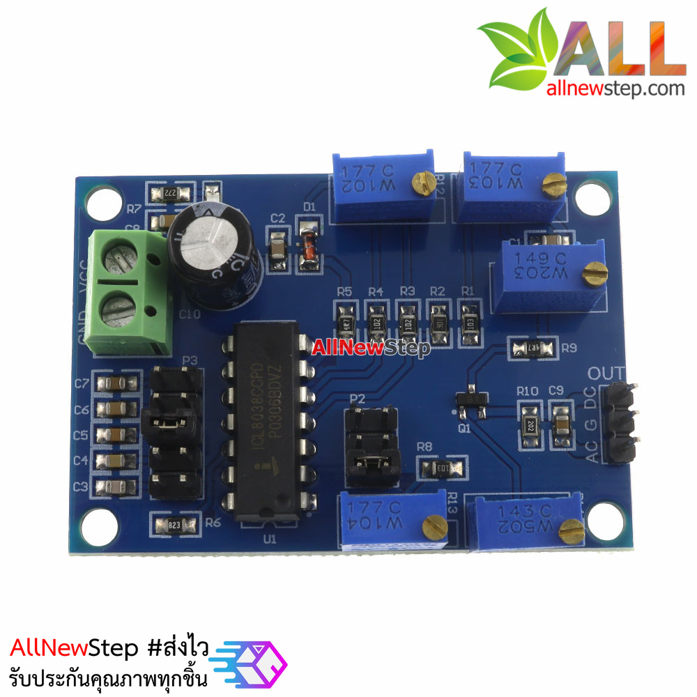 ICL8038 โมดูลกำเนิดสัญญาณ low frequency signal source waveform signal generator sine wave triangle wave square wave