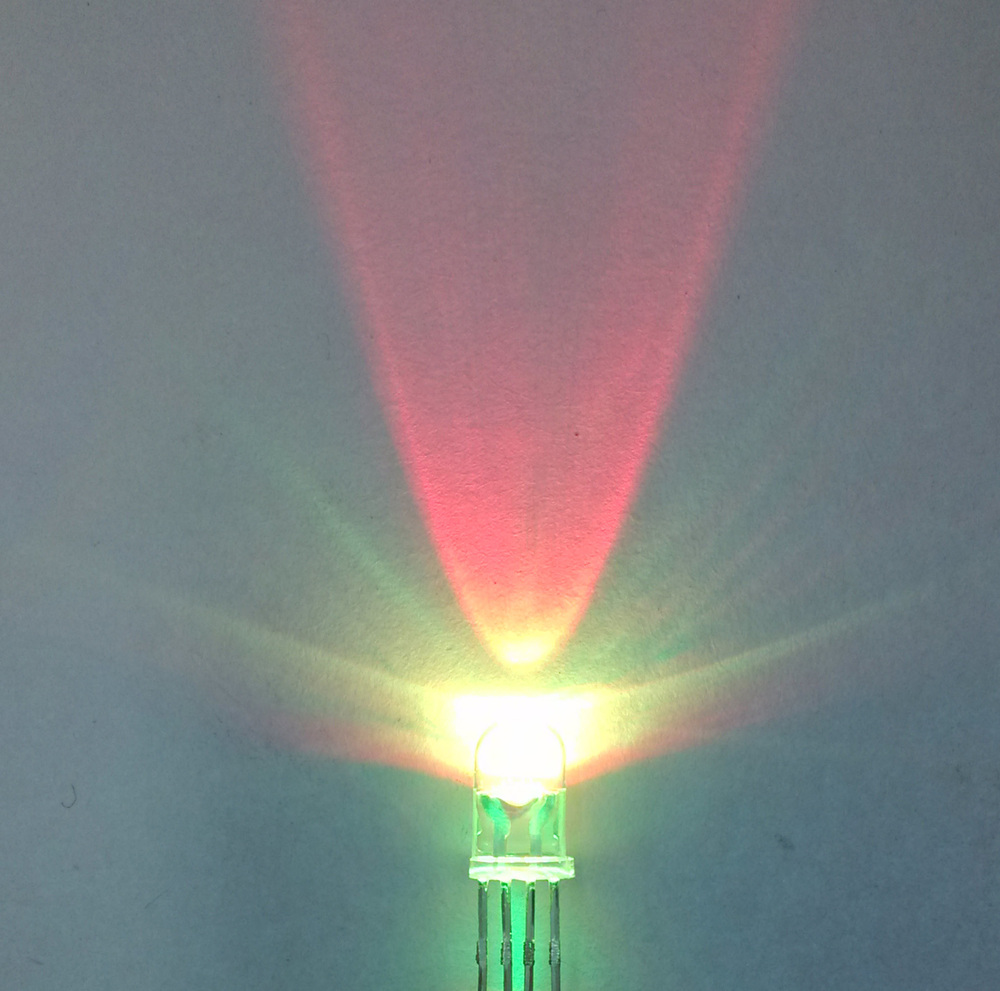 ไฟ LED 3 สี 5mm rgb 5mm LED จำนวน 3 ดวง