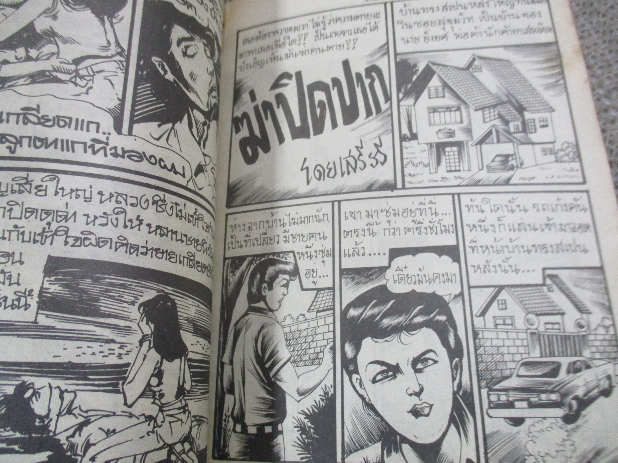 การ์ตูนไทยเล่มละบาท ปก5บาท เรื่อง ลูกตาผี / อลงกต