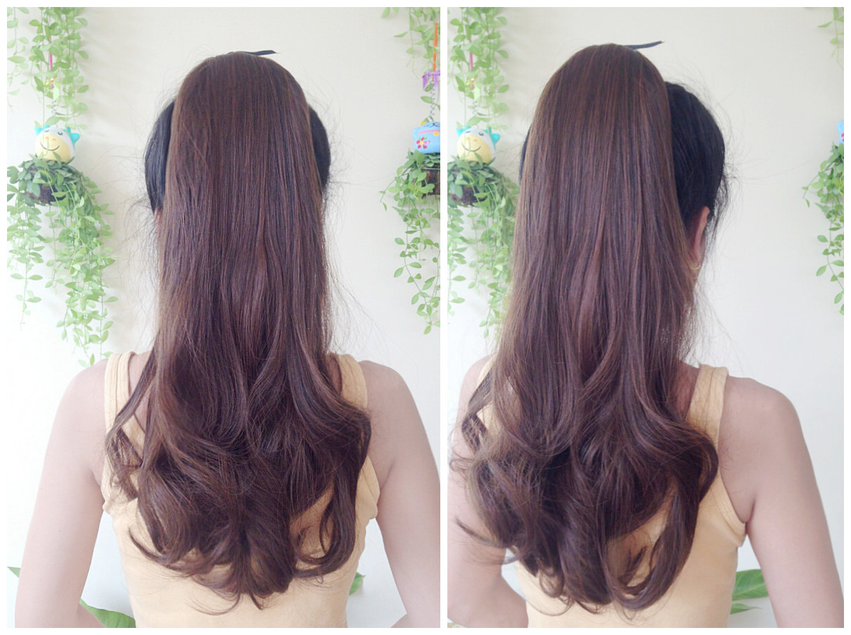 K311 หางม้าลอนคลาย เเบบผูก ทรงผมสวยดูเป็นธรรมชาติคะ