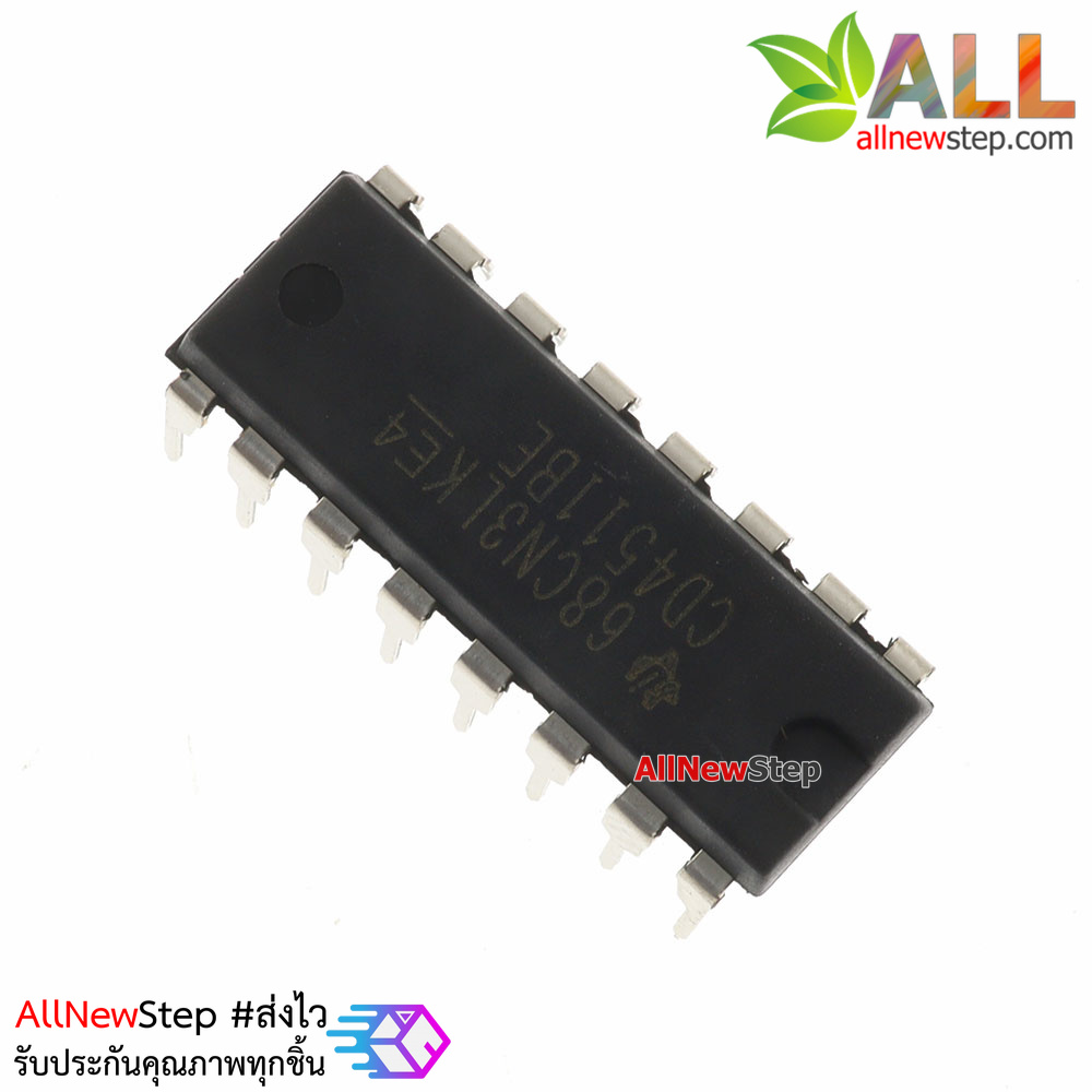 IC CD4511BE chip latch decoder driver CD4511BE ไอซีขับ 7 segment