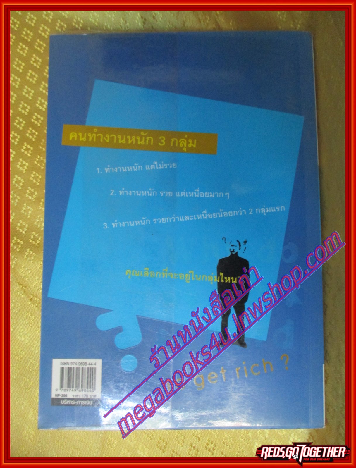 ทำงานหนักเท่าไหร่ ทำไมไม่รวยสักที ผู้เขียน อภิชาติ สิริผาติ (มือสอง) (สภาพ85-95%)