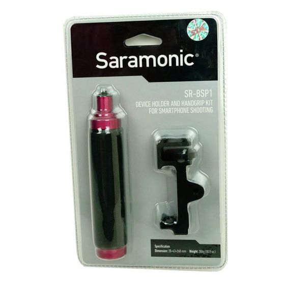 Saramonic SR-BSP1 Aluminum Smartphone Tripod Mount with Stabilizing Handle & Mounting Shoe