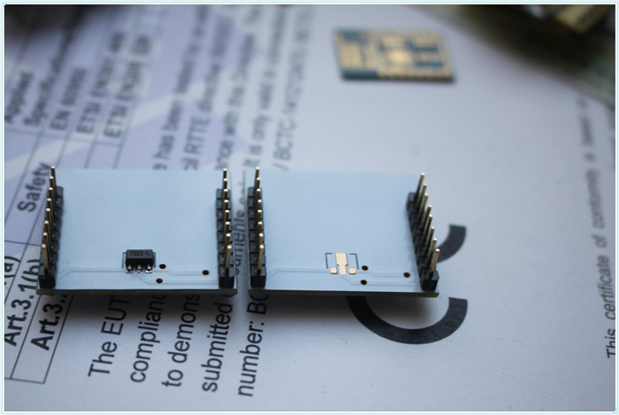 ESP8266 PCB LoRa Ra-01/02 แผ่นปริ้น ESP8266 LoRa พร้อมขาก้างปลา