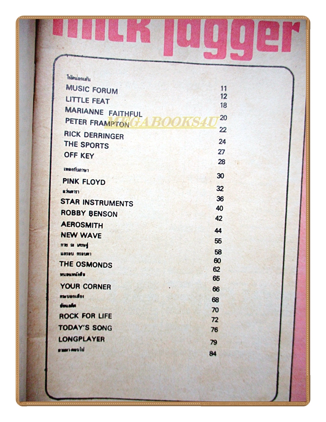 นิตยสารซุปเปอร์โซนิค ฉบับที่44 2523 สภาพปานกลาง