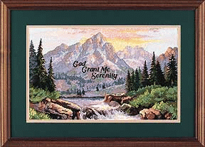 Dimensions ชุดปัก Needlepoint Serenity Mountain