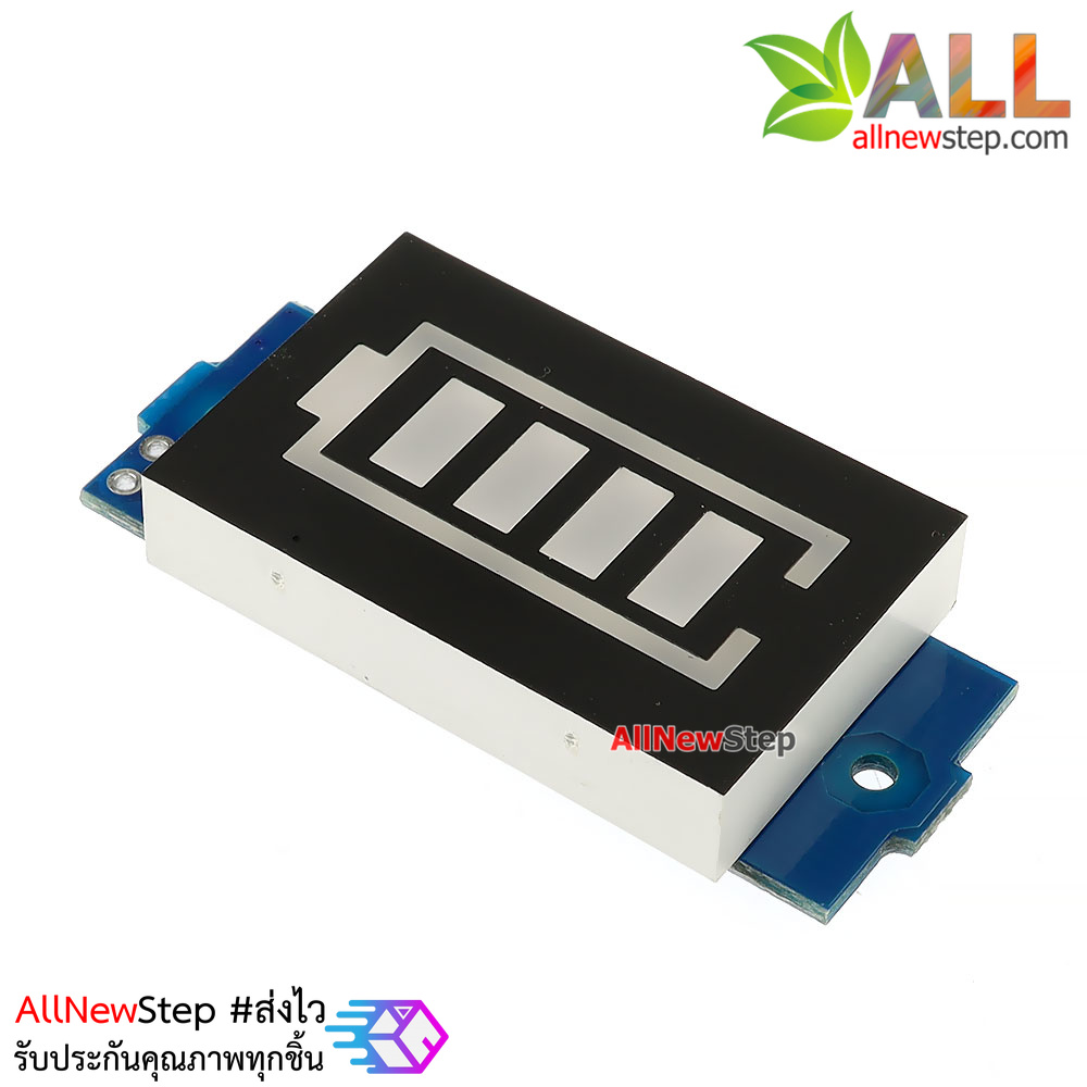 lithium battery power indicator battery level 3.3-4.2V โมดูล วัดระดับแบตเตอร์รี่ li-ion 3.3-4.2V 4 ระดับ