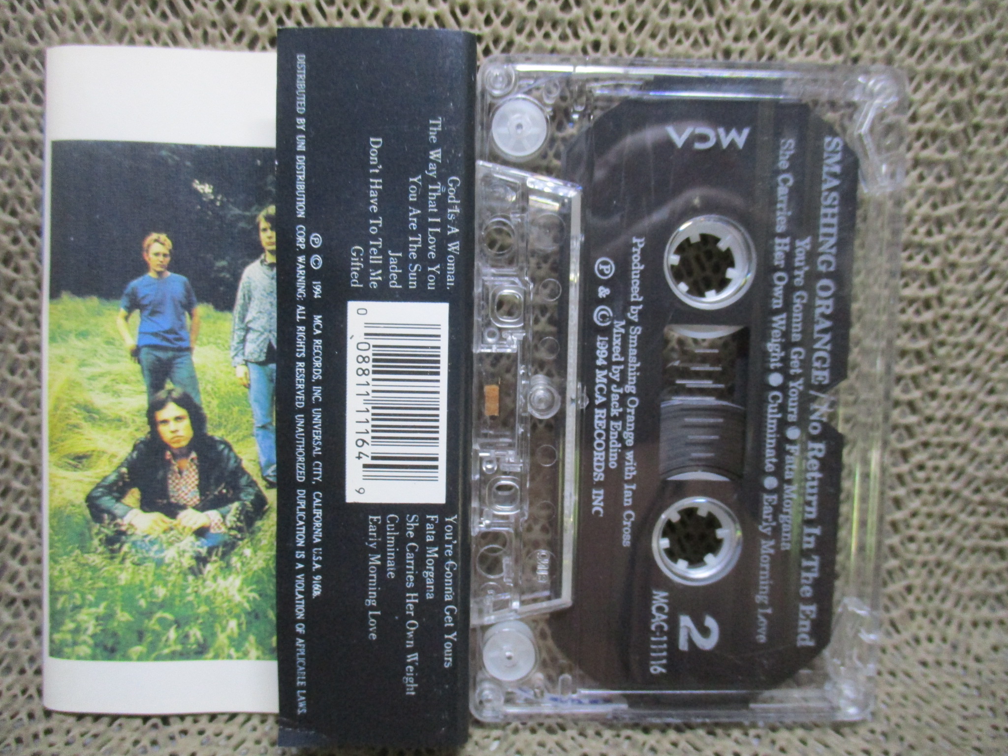 เทปเพลงสากล Smashing Orange - No Return In The End