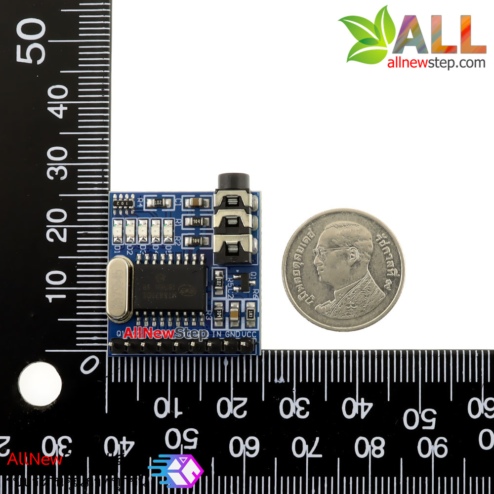 DTMF MT8870 Voice decoding module phone โมดูลอ่านค่าปุ่มที่กดจากโทรศัพท์