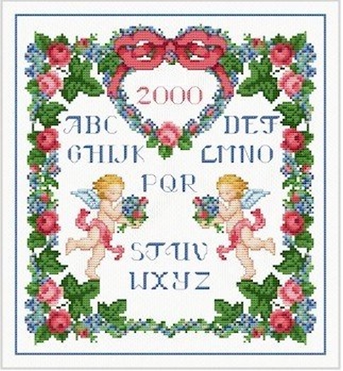 EMS ผังลาย Forget-Me-Not Sampler