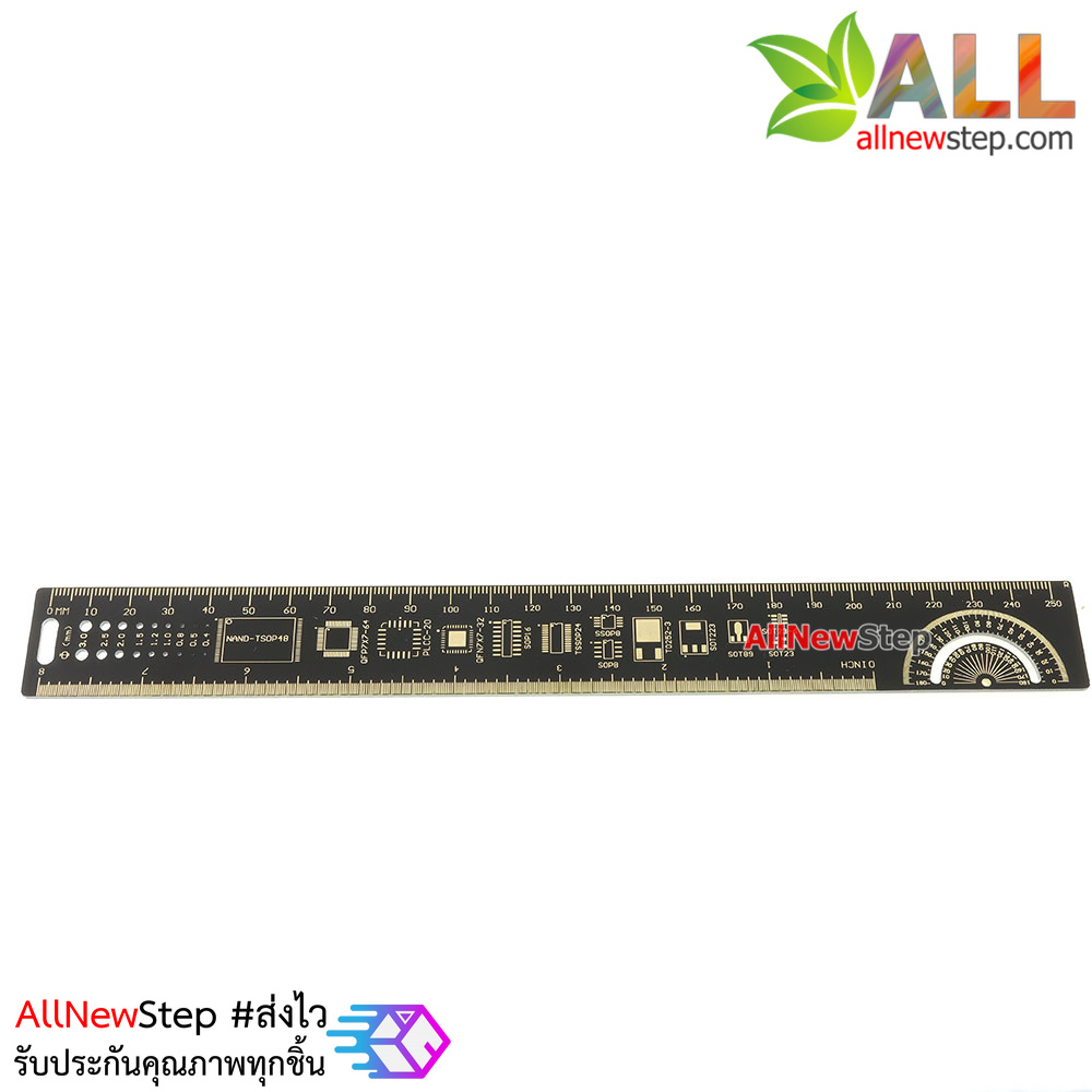 Multi-function PCB ruler Engineering Ruler Drawing 25 cm