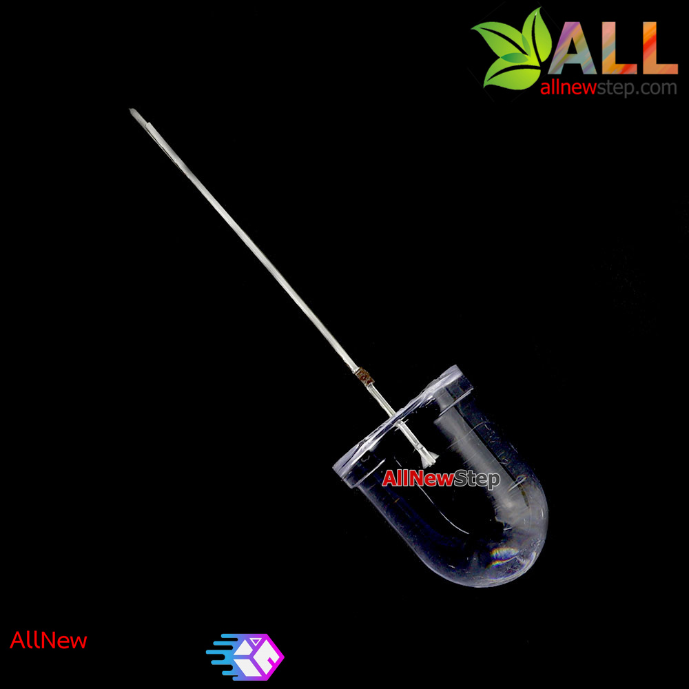 หลอดไฟ LED 10MM สีขาว white hair white light LED 3.2V-3.4V 20MA