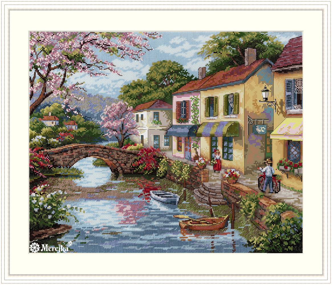 Merejka ชุดปัก Quaint Village Shops