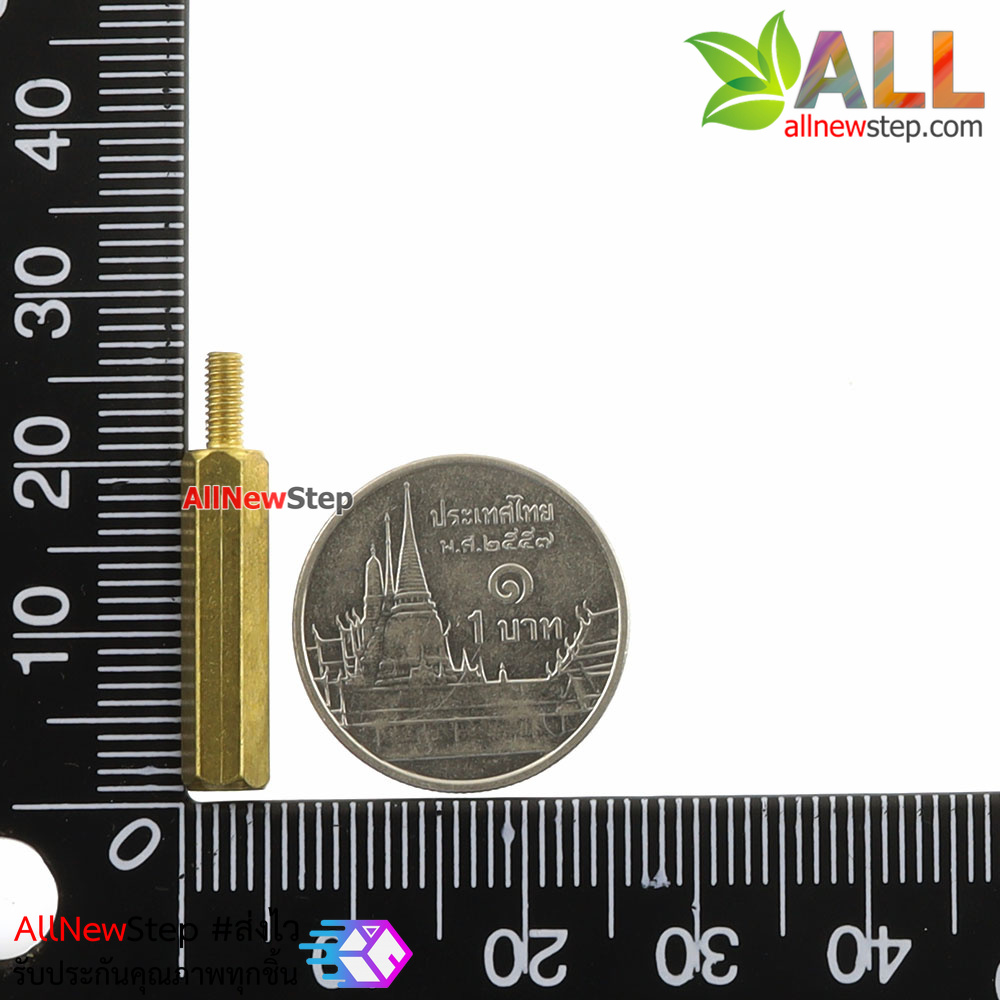 Nut screw m2.5 น็อตสกรู M2.5 ขนาด 18+6mm