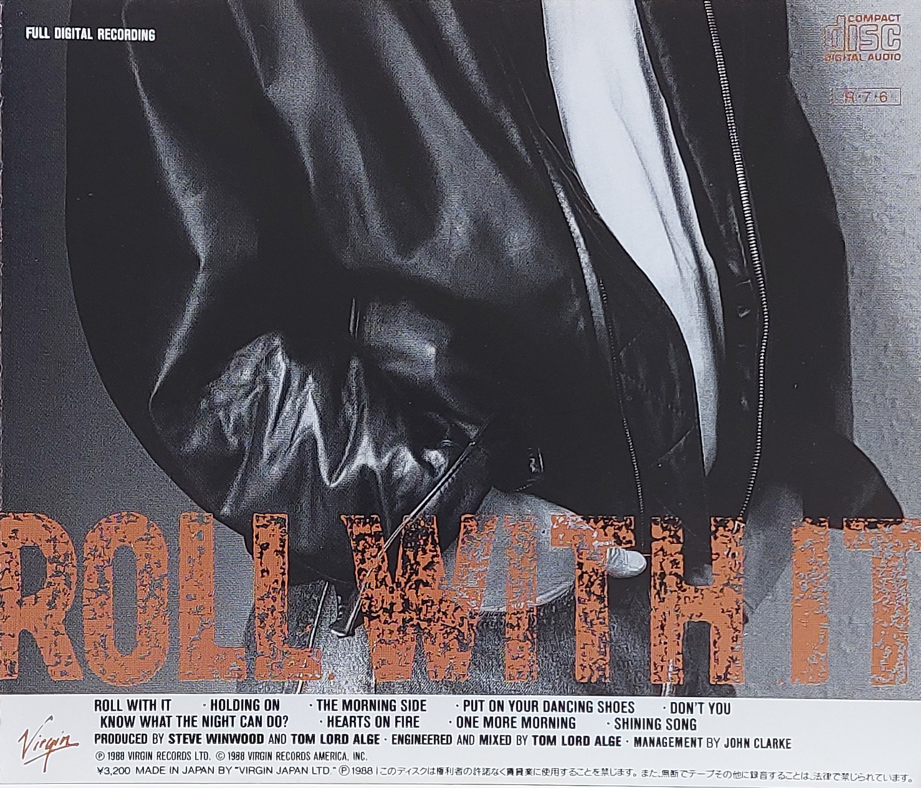 Used CD,Steve Winwood - Roll with It (A)(1988)(Japan)