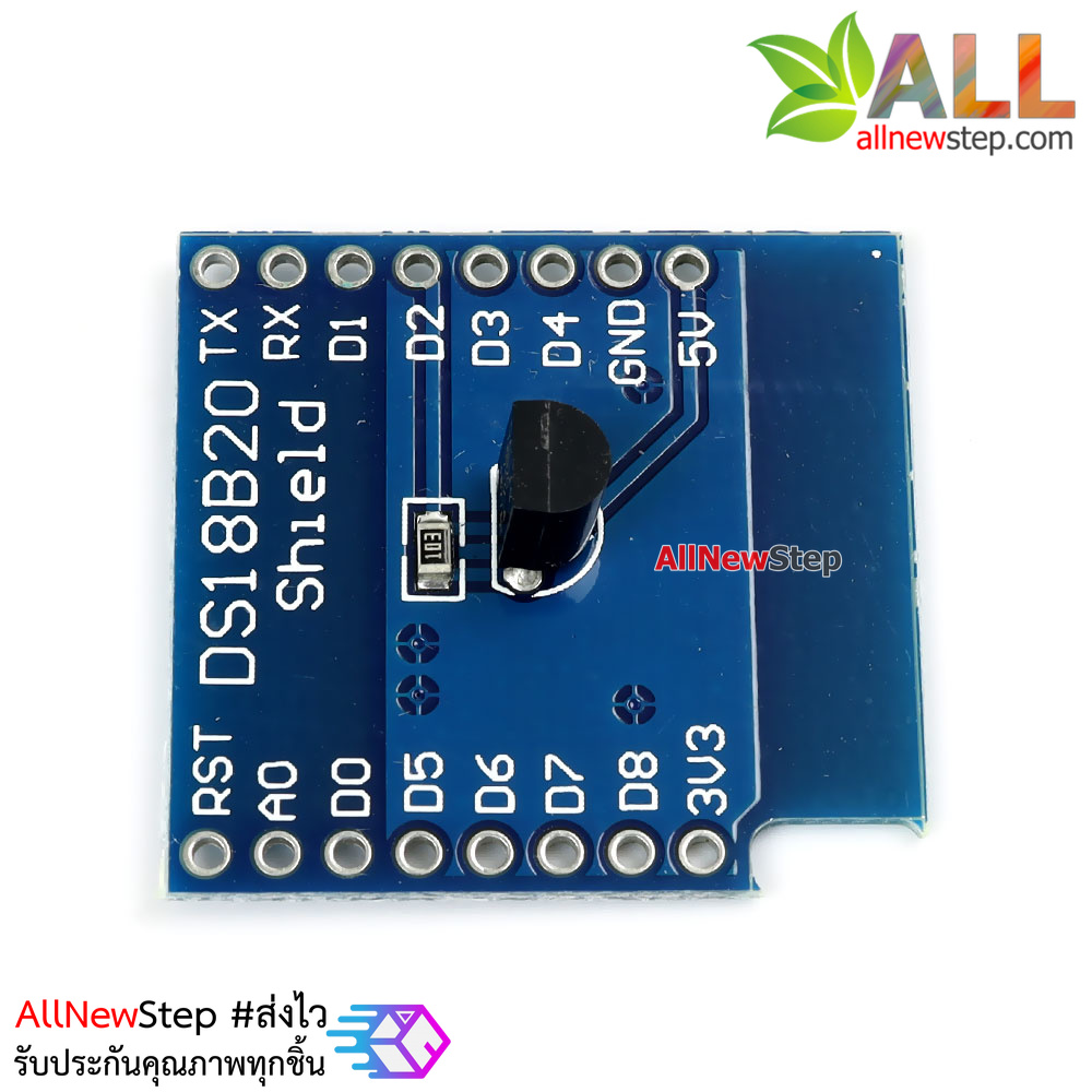 wemos d1 mini DS18B20 temperature sensor module บอร์ด Shield เซนเซอร์อุณหภูมิสำหรับ Wemos D1 mini