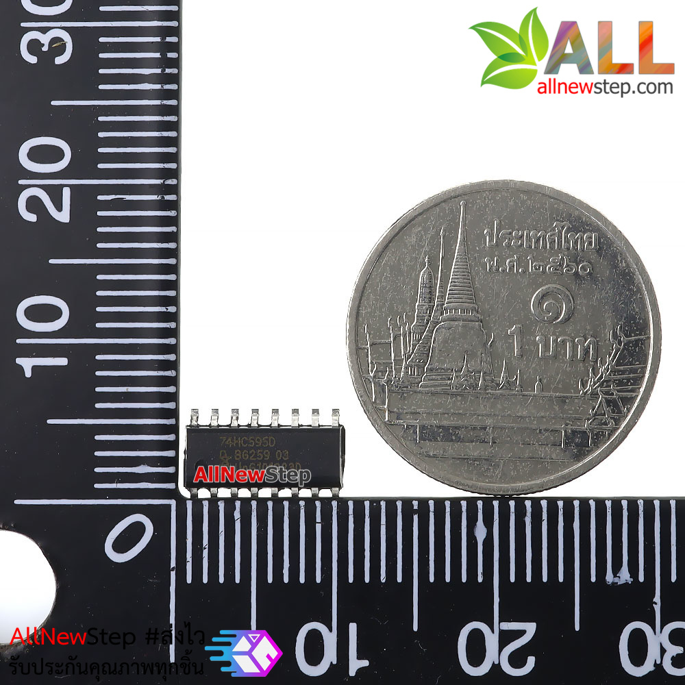 IC 74HC595D 16SOIC 74HC595 HC595 SMD แบบเซอร์เฟสเมาส์