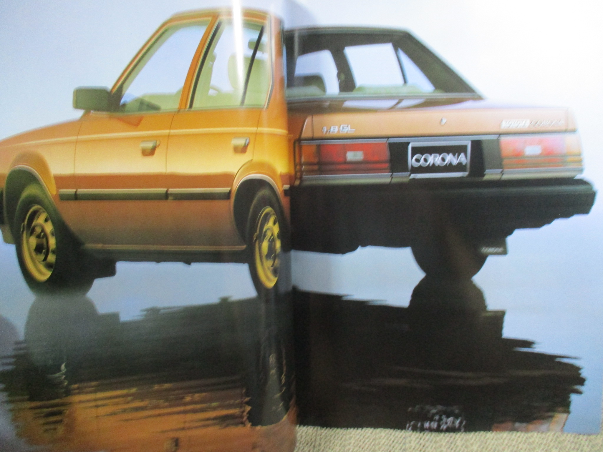 โบรชัวร์ แผ่นพับโฆษณา รถโตโยต้า โคโรล่า TOYOTA Corolla /