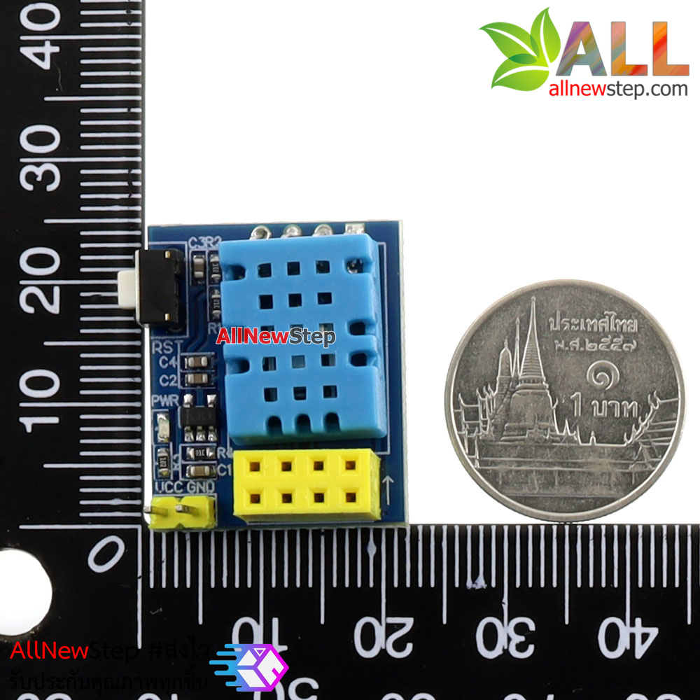 DHT11 Module for ESP8266-01/01S เซนเซอร์ความชื้นและอุณหภูมิ DHT11 สำหรับ ESP8266 รุ่น 01/01S