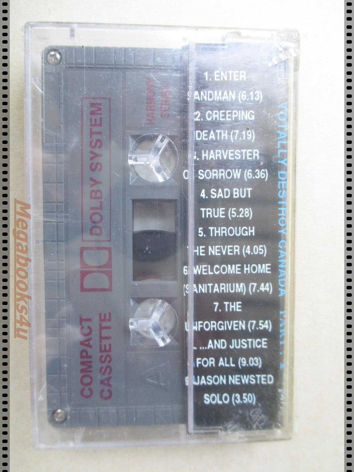 เทปเพลงสากล METALLICA-TOTALLY DESTROY CANADA PART1 มือ1ในซีล