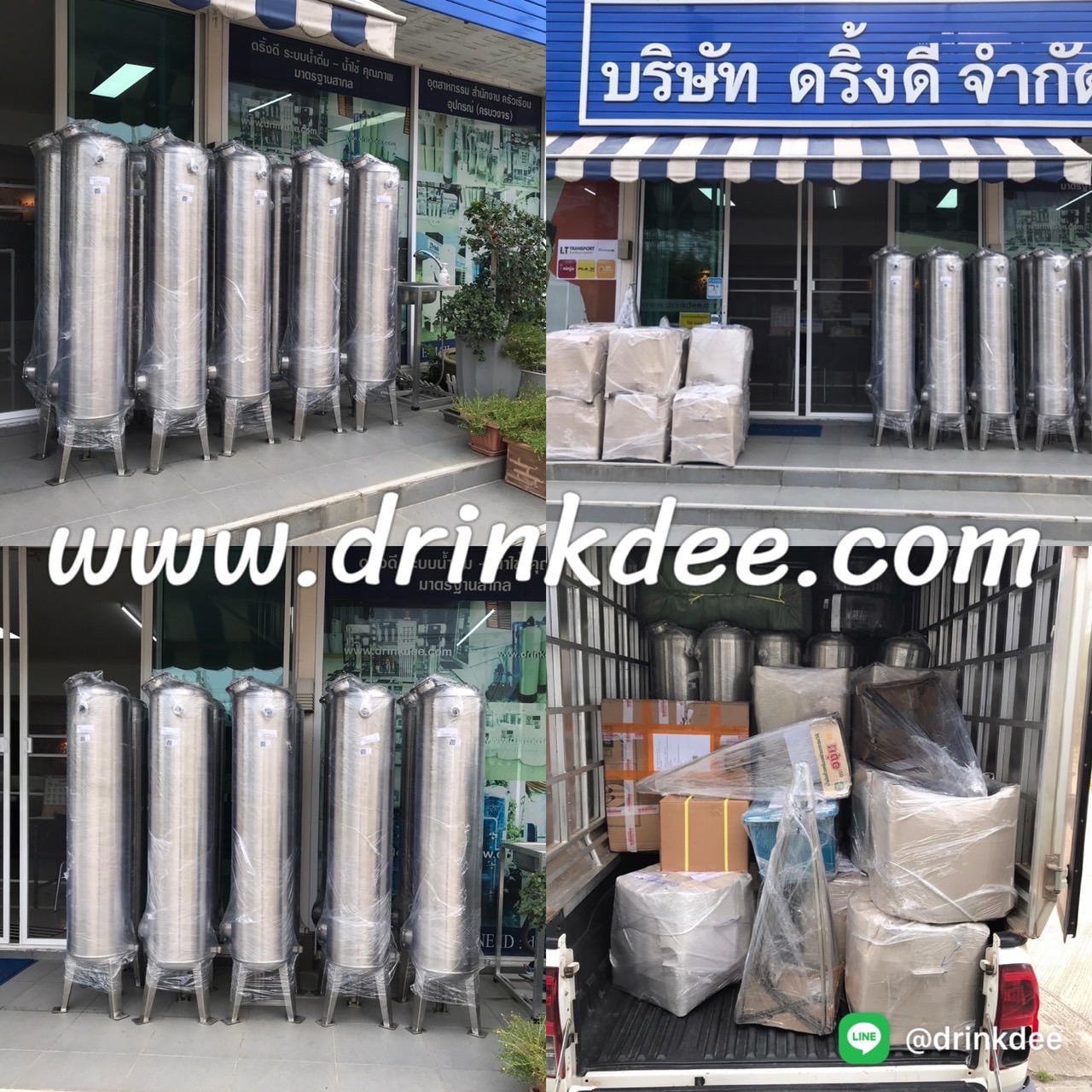 ถังกรองสแตนเลส ขนาด 6-60 นิ้ว