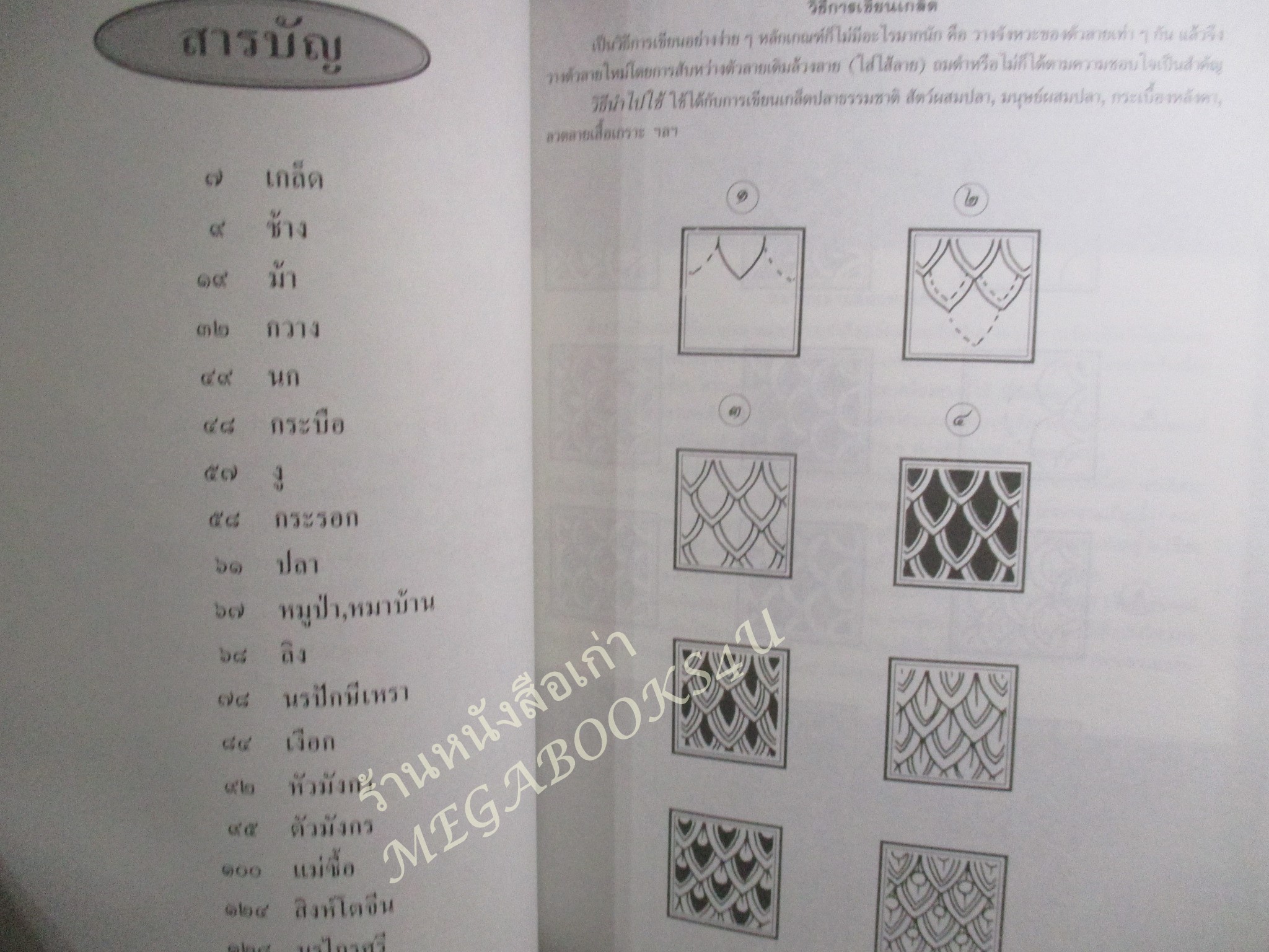 หนังสือ เส้นสายลายไทย ชุด สิงห์สาราสัตว์