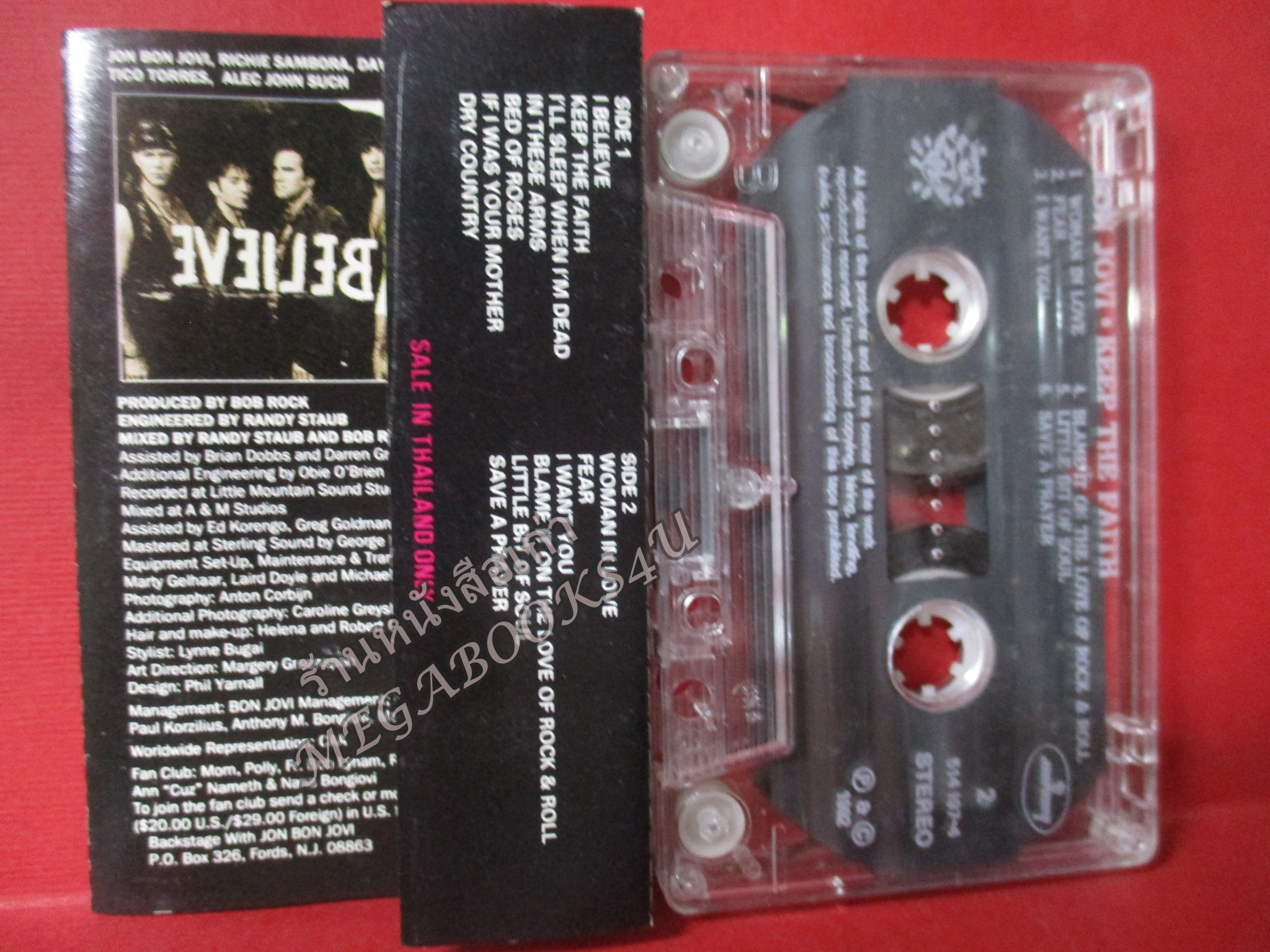 เทปเพลงสากล BON JOVI-KEEP THE FAITH