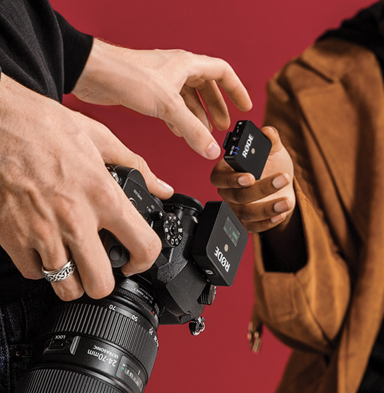 Rode Wireless GO Compact Wireless Microphone System (2.4 GHz)