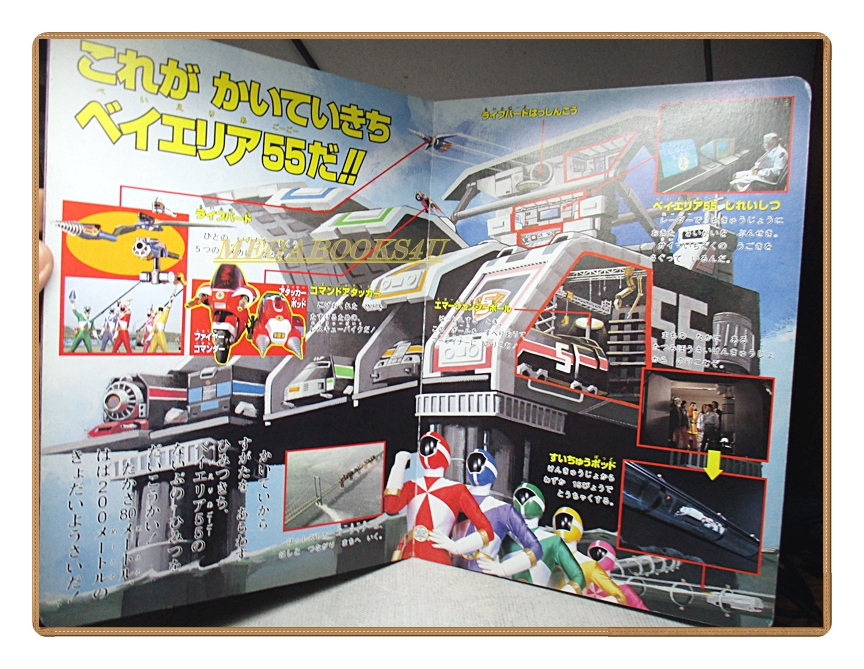 อัลบั้มภาพการ์ตูนฮีโร่ คิวคิว เซนไต โกโกไฟว์ ขบวนการ5สี ขบวนการ5พลัง สภาพดี