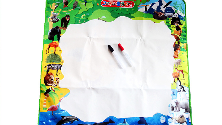 กระดานน้ำ Aquadoodle แผ่นใหญ่รุ่นสีลายสวนสัตว์